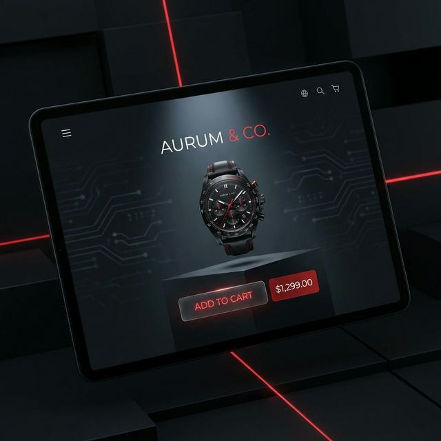 Tło usługi E-commerce